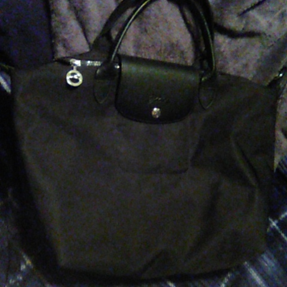 Longchamo Black Tote Bag